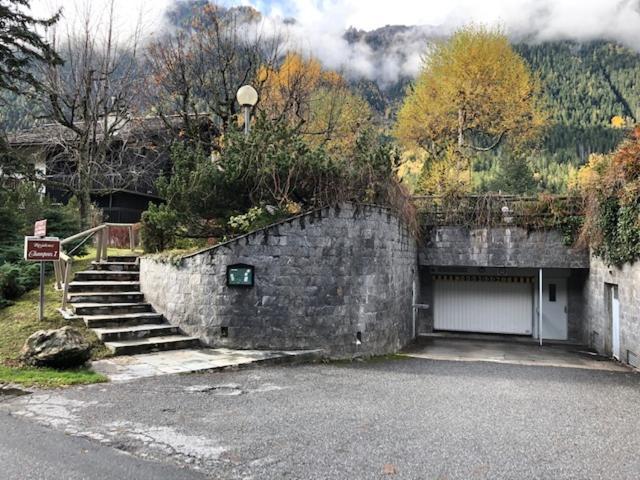 Studio Au Calme Avec Jardin Et Vue Mont-Blanc Chamonix Luaran gambar